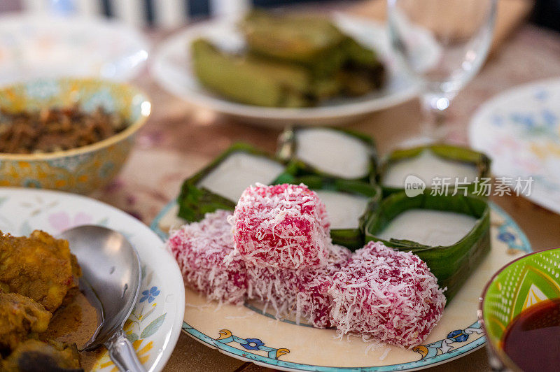 马来西亚流行的什锦甜点或简称为kuih sagu